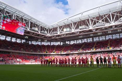 Estádio comporta 42.000 espectadores e ocupa uma área de quase 54 mil metros quadrados Foto: Agência municipal de noticias de Moscou