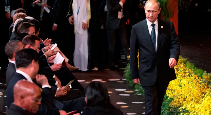 Em meio a críticas, Pútin regressou a Moscou antes do final da reunião Foto: Reuters