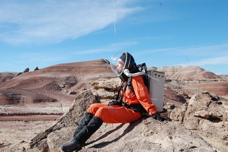 Simulação da vida no espaço no deserto de Utah, nos EUA, durou 14 dias Foto: arquivo pessoal