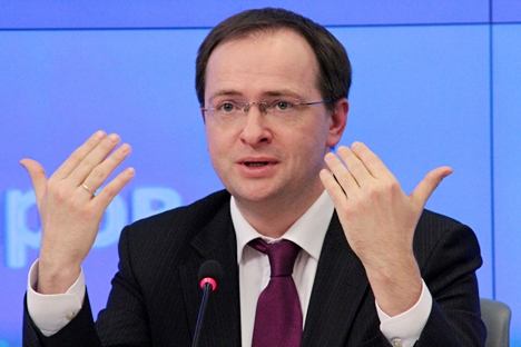 Министерот за култура на РФ Владимир Медински.