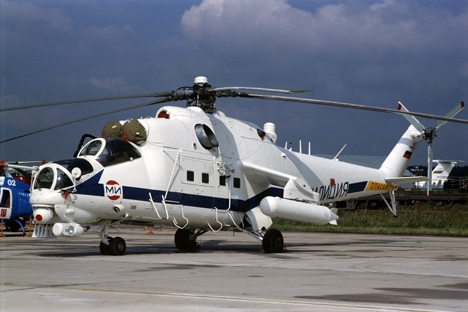 O Mi-35M é um helicóptero de combate equipado com armamentos de precisão Foto: RIA Nóvosti