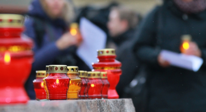 Atualmente, a cidade de Moscou possui apenas um monumento dedicado às vítimas das perseguições políticas Foto: Vitáli Beloussov/RIA Nóvosti