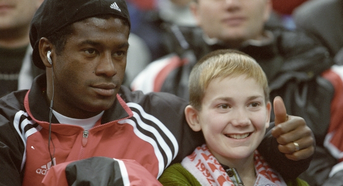 Primeiro brasileiro no futebol russo, Robson Luis, chegou ao país em 1997 para defender o Spartak Foto: Vladímir Fedorenko/RIA Nóvosti