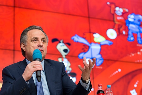 Em coletiva de impresa, ministro dos Esportes explicou etapas para seleção do mascote para Rússia-2018 Foto: AP