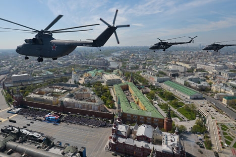 Mi-26 está entre os mais poderosos helicópteros de transporte de carga do mundo Foto: RIA Nóvosti