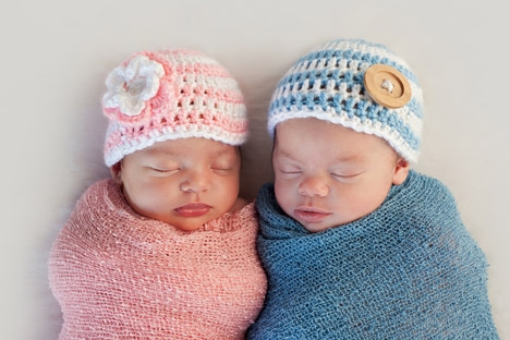 Apenas cerca de 1% da população mundial é composta por gêmeos Foto: Shutterstock