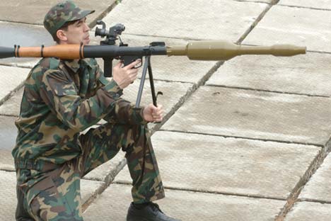 Depois de ganhar fama na África e na Ásia, o RPG-7 protagonizou filmes de Hollywood Foto: TASS