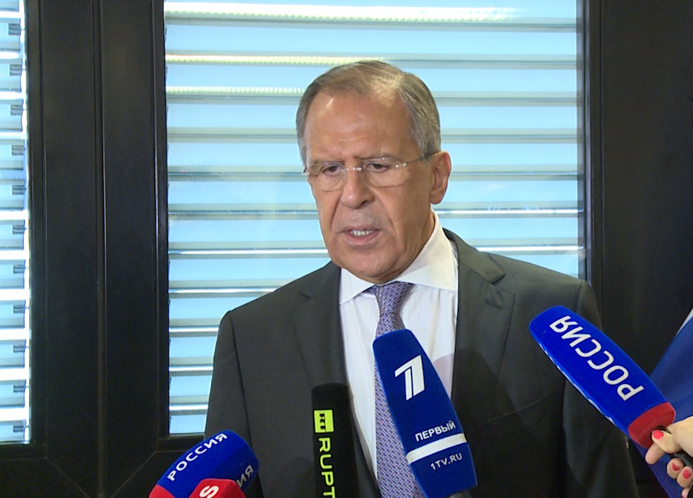 Lavrov: "Neste, e em outros encontros, reforçamos a comunhão de nossas abordagens". 
