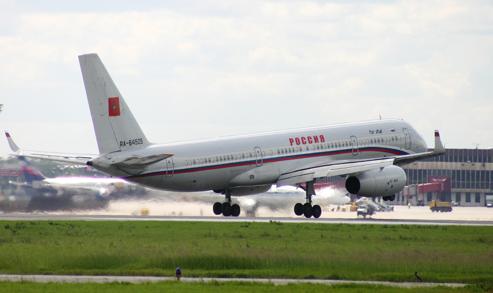 Empresa opera atualmente aeronaves governamentais, incluindo o avião presidencial Tu-214