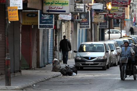 Per le strade di Latakia.