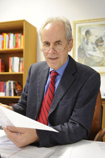 Prof. Dr. Christian Pfeiffer, Leiter des Kriminologischen Instituts Niedersachsen. Foto: DPA/Vostock-photo