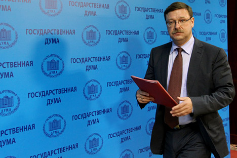 Kossatschow: Westliche Gesellschaften nehmen gegenüber Russland eine zu emotionale Position. Foto:  RIA Novosti / Vladimir Fedorenko