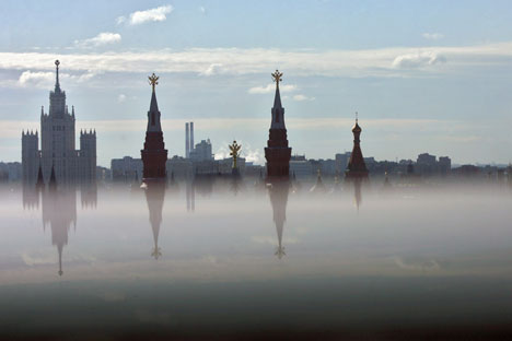 Weg vom Kreml: Vergrößertes Moskau soll ein neues politisches Zentrum werden. Foto:  Kommersant.