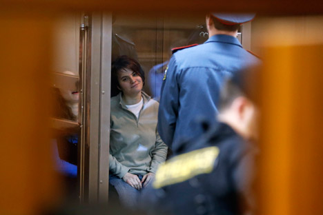 Pussy Riot-Prozess: Jekaterina Samuzewitsch wurde im Gerichtssaal freigelassen. Foto: AP