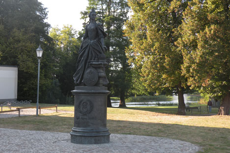 Katharina-Denkmal in Zerbst. Foto: Gernot Borriss.