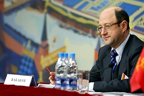 Alexander Babakow: Die Einbeziehung von Landsleuten in Wirtschaftsprojekte im Heimatland ist ein wichsiches Projekt für Russland.Foto: ITAR-TASS.