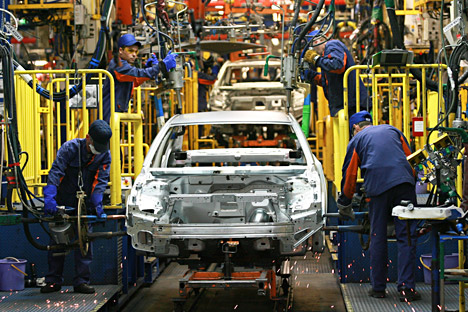 Schon jetzt schraubt Awtotor in Kaliningrad BMWs zusammen. Mit Magna soll die Produktion erweitert werden. Foto: ITAR-TASS.