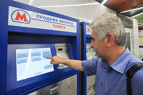 Die einheitliche Fahrkarte für den öffentlichen Nahverkehr Moskaus ist ab April nächsten Jahres erhältlich. Foto: ITAR-TASS.