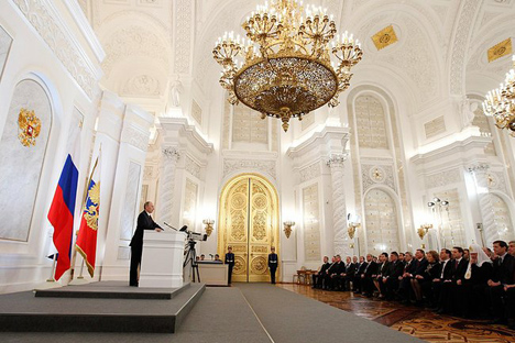 Wladimir Putin: „Russland braucht ‚Road Maps' für neue High-Tech-Branchen". Foto: President.RF