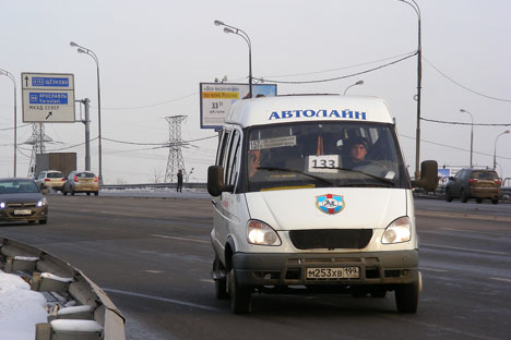 Marschrutki, oder Richtungstaxis sind in Russland besoders beliebt. Foto: Lori / Legion Media
