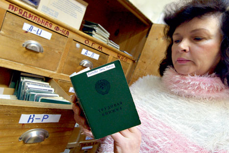 Arbeitsbücher könnten in Russland bald abgeschafft werden. Foto: ITAR-TASS