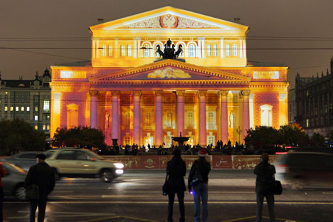 Von außen leuchtet das Bolschoi im neuen Glanz, doch im Innern haben sich gewaltige Konflikte angestaut. Foto:AP