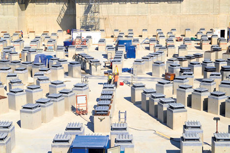März 2012: Hier wird demnächst der Tokamak-Reaktor montiert. Foto: ITER Organization