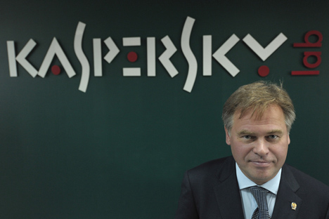 Jewgeni Kasperski: Ich sehe keinen Sinn darin, Anteile unseres Unternehmens zu verkaufen. Foto: RIA Novosti