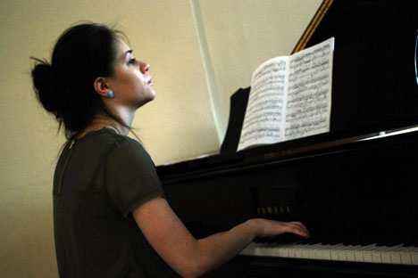 Die Pianistin Polina Krymskaja. Foto: Dmitri Saika