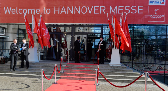 In diesem Jahr ist Russland zum zweiten Mal nach 2005 Partnerland der Hannover Messe. Foto: AFP / East News