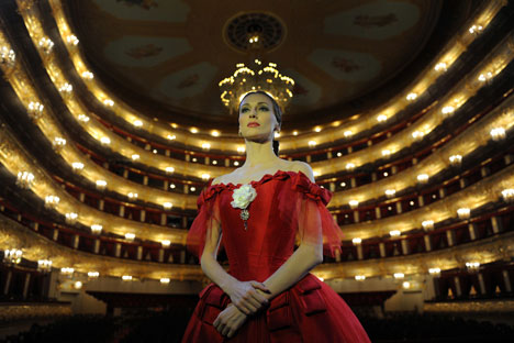 Die Primabalerina des Bolschoi Theaters Swetlana Sacharowa. Foto: PhotoShot / Vostok Photo
