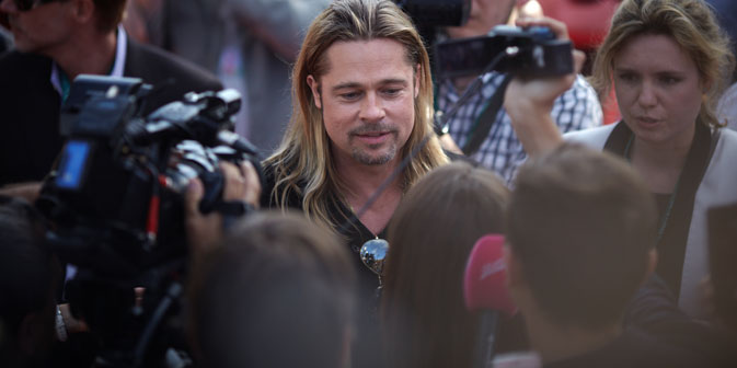 Brad Pitt ist der Stargast des 35. Moskauer Filmfestivals. Foto: Jelena Potschetowa
