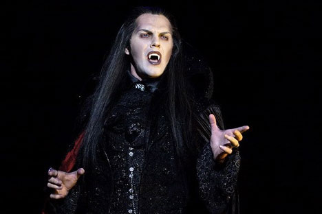 Die Szene aus dem Musical „Tanz der Vampire“. Foto: Alexander Utyupin