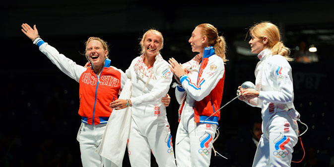 Erstmals seit zehn Jahren: Russische Degenfechterinnen gewinnen WM in Budapest. Foto: AFP/East News