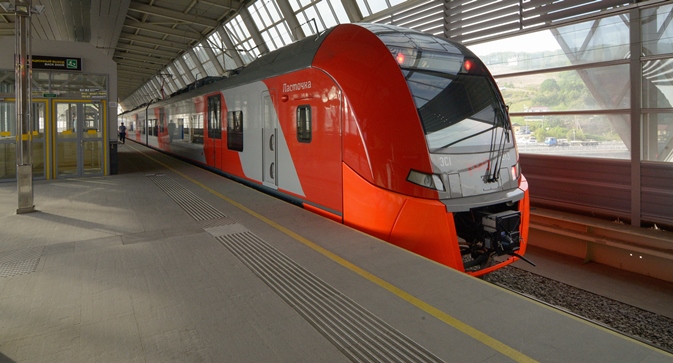 Den Transport der Teilnehmer und Gäste der Sotschi-Olympia übernehmen die „Schwalben", modernste Züge, die speziell für den regionalen Passagiertransport in Russland entwickelt wurden. Foto: ITAR-TASS