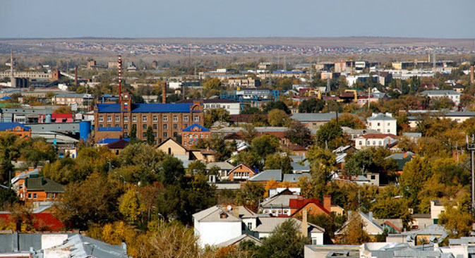 Orenburg bei Nacht. Foto: Geophoto