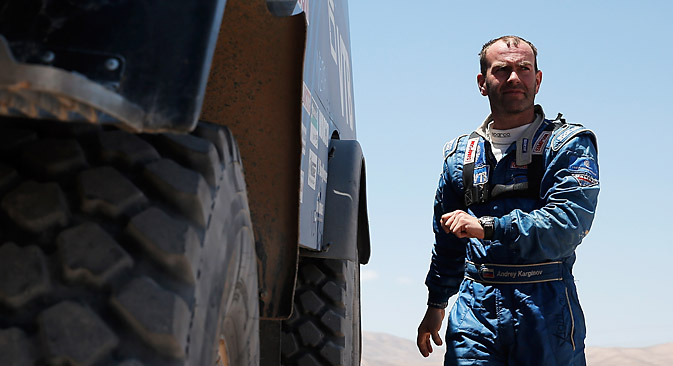 Sieger der Rallye Dakar 2014 Andrej Karginow: "Auf der ersten Etappe fühlte ich mich wirklich elend". Foto: GettyImages / Fotobank 