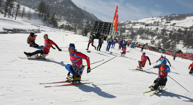 Sotschi soll das Bewusstsein für Menschen mit Behinderungen in Russland stärken. Foto: ITAR-TASS