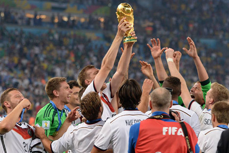 A Alemanha chegou à vitória porque consolidou o conceito de equipe, onde cada jogador tinha a capacidade de se tornar o principal do time, caso fosse preciso Foto: Photoshot