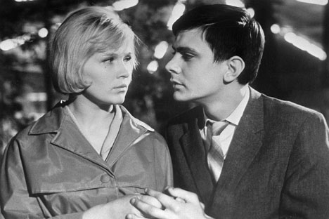 Im Jahr 1964 feierte einer der populärsten Filme des Sowjetkinos "Zwischenlandung in Moskau" seine Premiere auf den Internationalen Filmfestspielen von Cannes. Foto: RIA Novosti