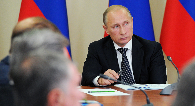 Russland solle die Zeit der Sanktionen nutzen, mahnt Putin. Foto: ITAR-TASS