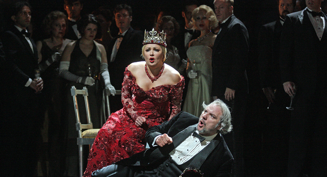 Die Operndiva Anna Netrebko gibt an der New Yorker Met die Lady Macbeth. Foto: Getty Images/Fotobank