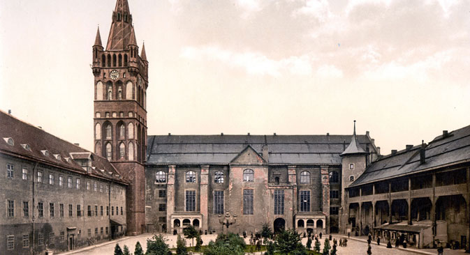 Während des Zweiten Weltkriegs wurde das Königsberger Schloss von den Bombardements der Engländer und dem Sturm der Roten Armee stark in Mitleidenschaft gezogen. Foto: United States Library of Congress