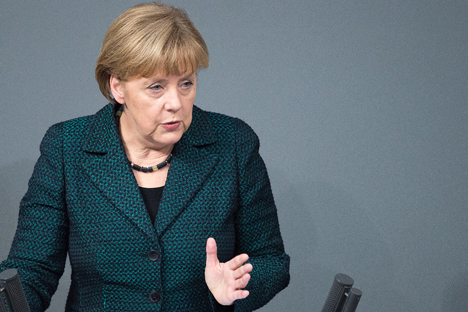 Merkel: "Devemos esclarecer todas as questões jurídicas relacionadas com o projeto South Stream" Foto: DPA/Vostock-Photo