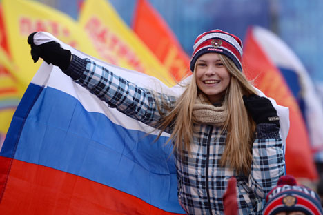 „Den Russen ist bewusst, dass die wirtschaftliche Lage derzeit nicht so rosig ist wie zum Beispiel im Westen, aber sie sind stolz auf die Geschichte Russlands“, sagen Soziologen. Foto: Ramil Sitdikov / RIA Novosti