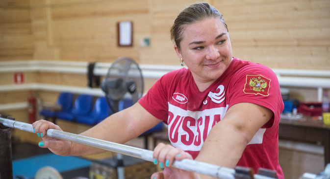 Tatjana Kaschirinas Trainer: „Niemand kann so hart trainieren wie sie“.  Foto: Grigori Sysojew/RIA Novosti