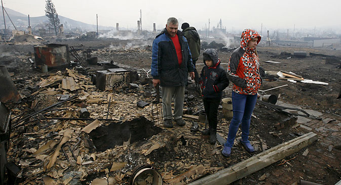 Brände in Sibirien:  30 Menschen starben, 5 000 wurden obdachlos. Foto: Reuters