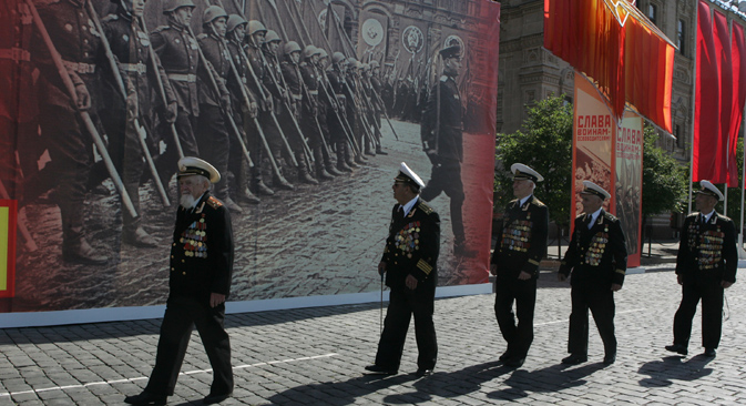 Veteranen blicken am Tag des Sieges, 9. Mai, zurück auf die Vergangenheit. Bild: Konstantin Zavrazhin/Rossijskaja Gaseta