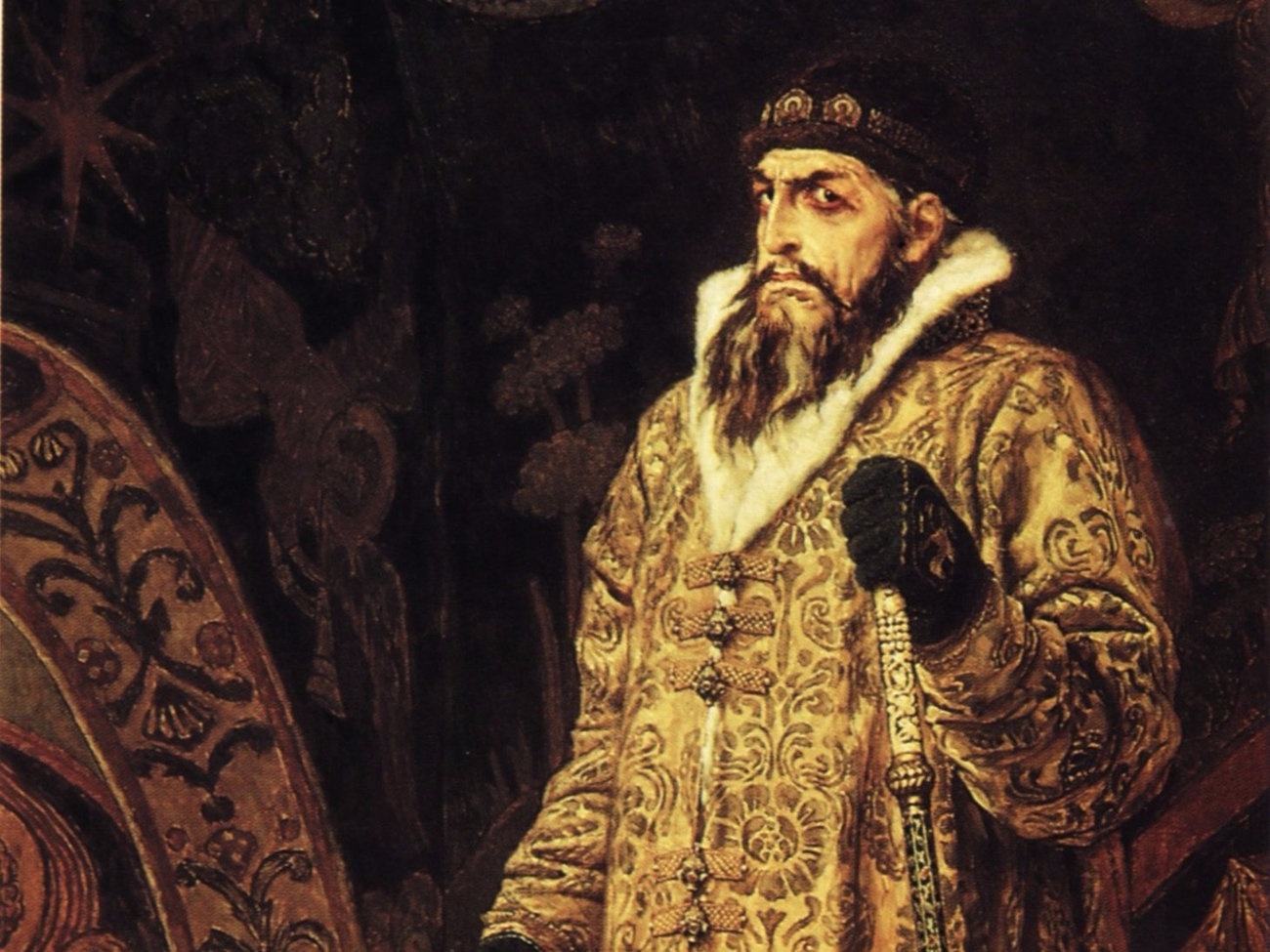 "Zar Iwan der Schreckliche", Gemälde von Wiktor Wasnezow (1897).