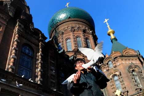 St Sofia's Cathedral is the most prominent reminder of Harbin's Russian legacy. Source: AFP/EastNews